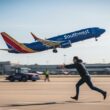 Chasing a Southwest plane during takeoff