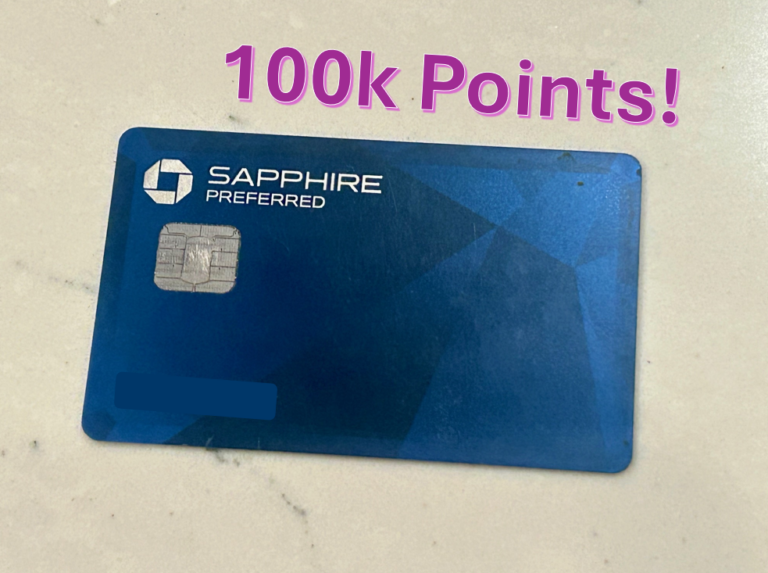 Chase Sapphire Preferred 100k bonus