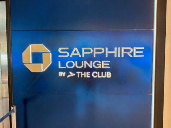 Entrance to Chase Sapphire Lounge Phoenix