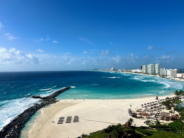 Hyatt Ziva Cancun view from Club tower