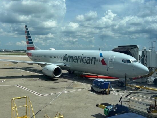 American plane in St Louis
