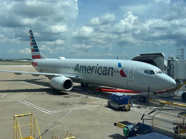 American plane in St Louis