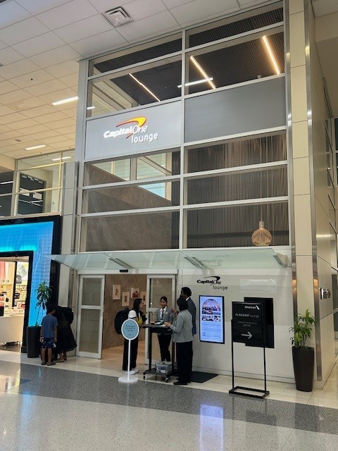Capital One lounge DFW