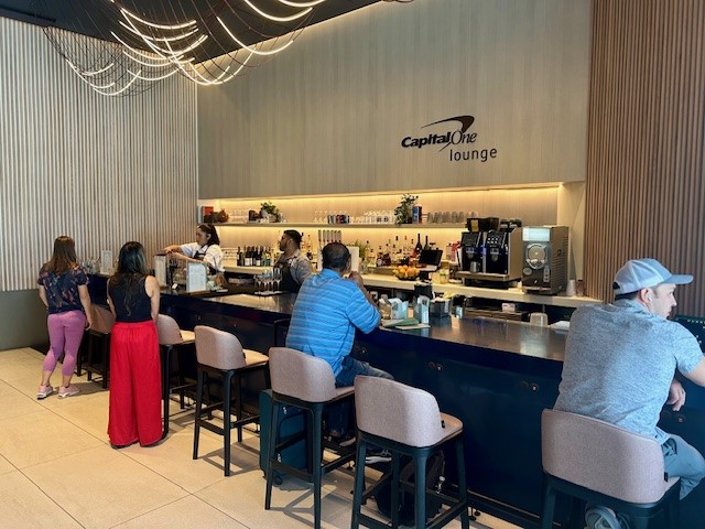Capital One lounge DFW