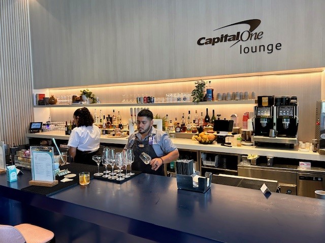 Capital One lounge DFW