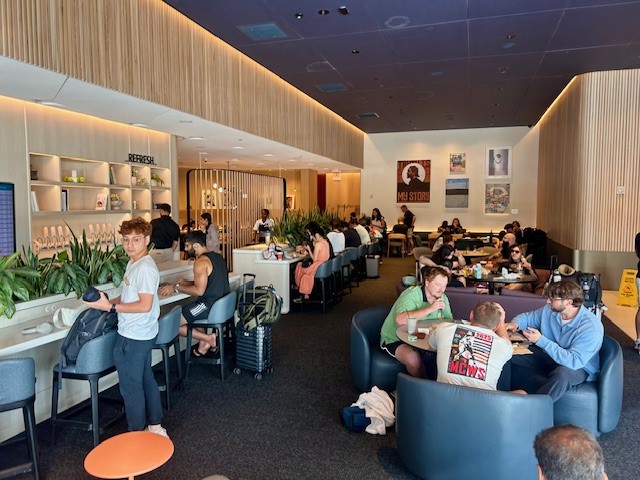 Capital One lounge DFW