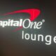 sign for Capital One lounge DFW