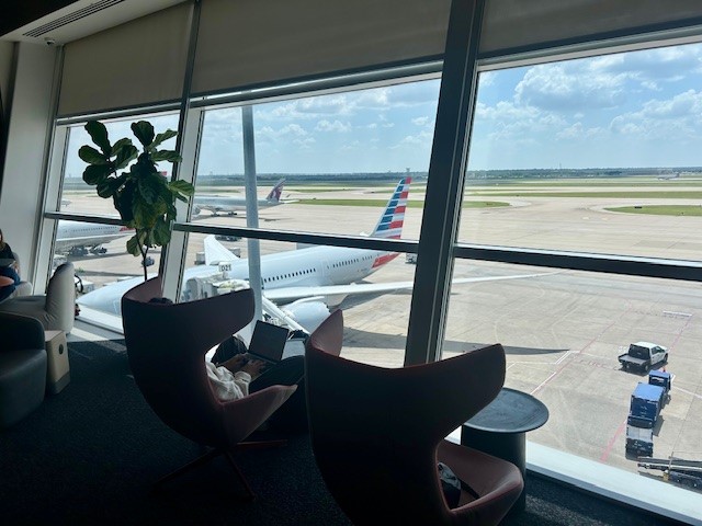 Capital One lounge DFW
