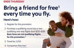 Southwest Companion Pass promotion