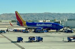 Southwest plane in PHX
