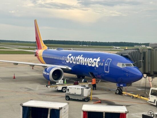 Southwest plane in Richmond, VA