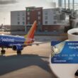 plane, hotel and credit card AI generated image