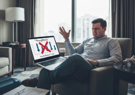 Mad that Hyatt nerfed their award chart