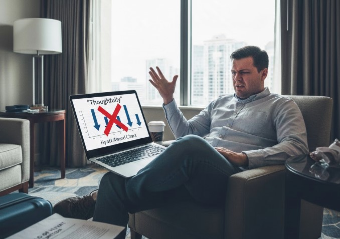 Mad that Hyatt nerfed their award chart