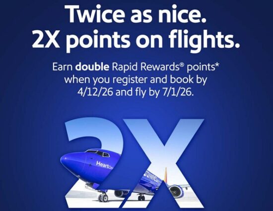 Southwest 2X deal