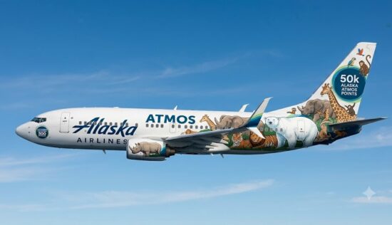 Alaska plane with fictitious animal design