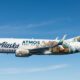 Alaska plane with fictitious animal design